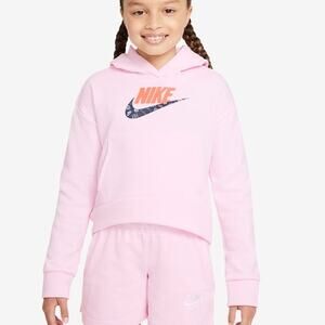 Nike Girls Club Fleece Hoodie Size L